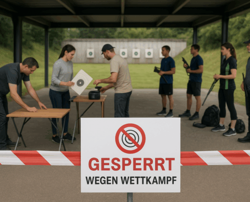 Gesperrt wegen Wettkampf